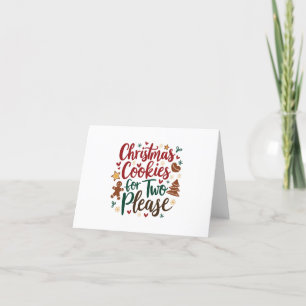 Anúncio Biscoitos de Natal para dois, por favor Gravidez  