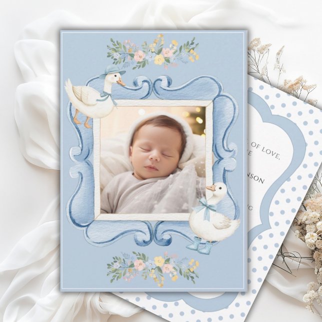 Anúncio Blue Ducks Floral Vintage Baby (Criador carregado)