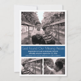 Anúncio Blue Modern Minimalist Adoção 3 Foto