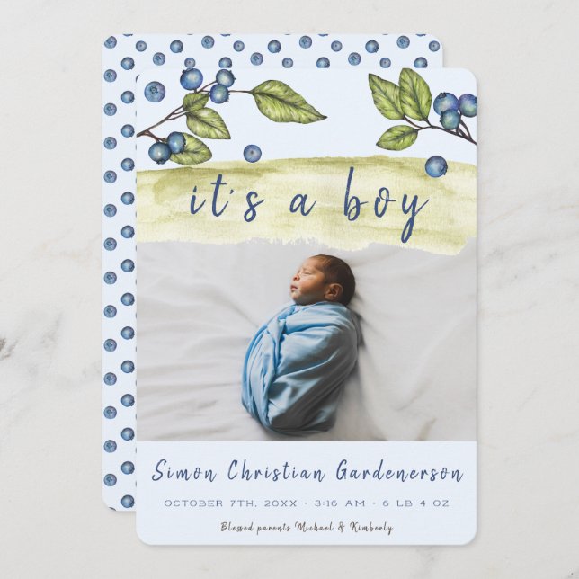 Anúncio Blueberry Boy (Frente/Verso)