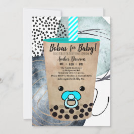 Anúncio Bobas Para O Bebê Boba Tea Inspirou Chá de fraldas