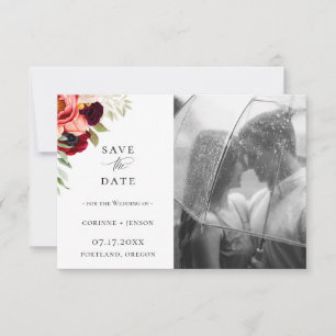 Anúncio Bohemian Blooms Foto Salvar Data