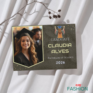 Anúncio Boho Black & Dourado Vintage Com Graduação De Foto