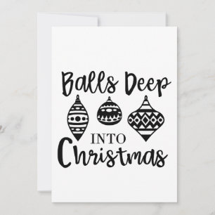 Anúncio Bolas No Natal Engraçado Xmas De Natal