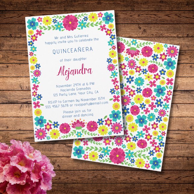 Anúncio Bolsa de flores mexicanas quinceañera (Criador carregado)