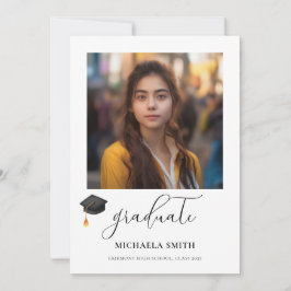 Anúncio Boné de formatura Preto de Fotografia do Formando