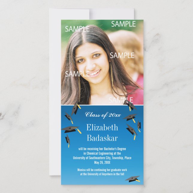 Anúncio Bonés de formatura voadores (Frente)