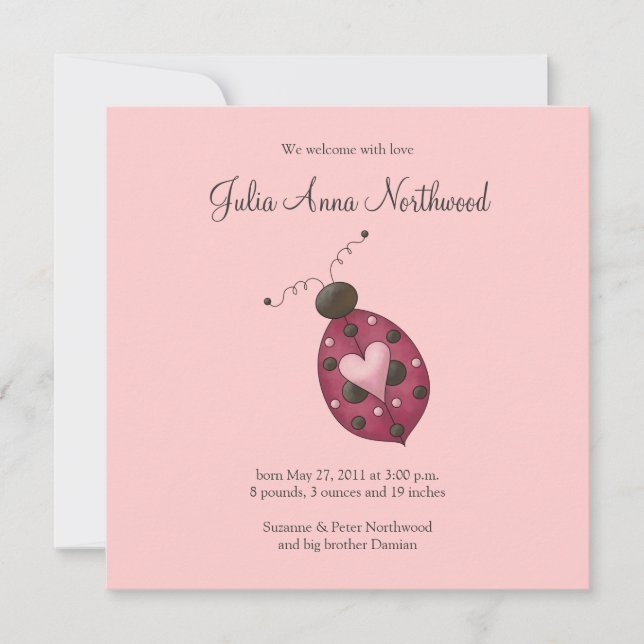 Anúncio Bonita como Inseto - Cerise Ladybug (Frente)