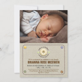 Anúncio Bonito como Bloco de Foto do Bebê