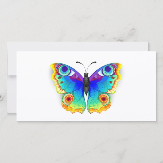 Anúncio Borboleta Pavão Olho Arco-íris (Frente)