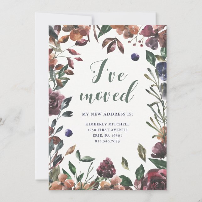 Anúncio Botânica Espalhada | Novo Endereço (Frente)