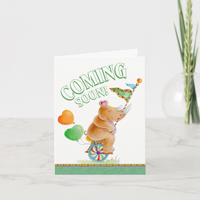 Anúncio Brevemente anunciado de gravidez em bebês (Frente)