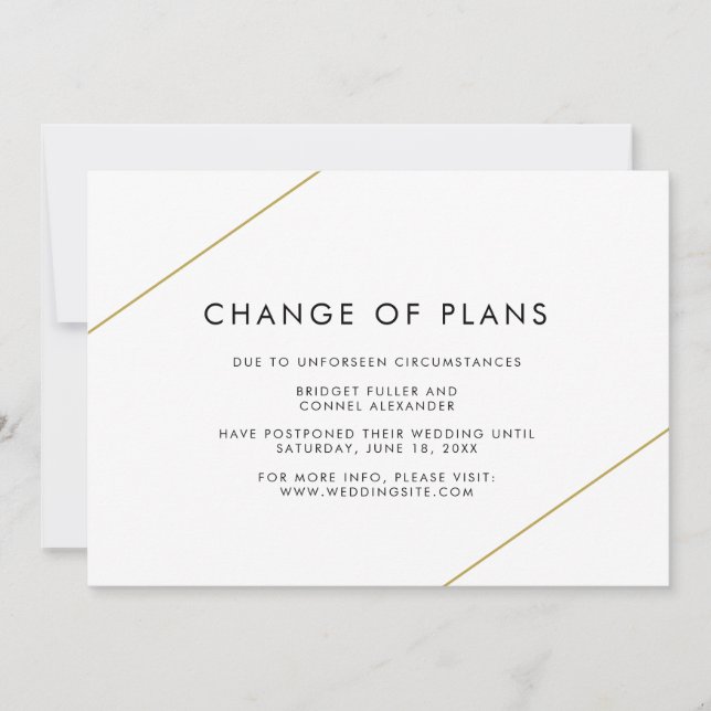 Anúncio Bridget Geométrico Modern Wedding (Frente)