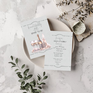 Anúncio Brunch e Bubble com a Noiva a Ser