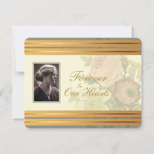 Anúncio Buquê do vintage com cerimonia comemorativa do