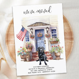 Anúncio Cachorro Patriótico Negro Labrador Retriever Moven