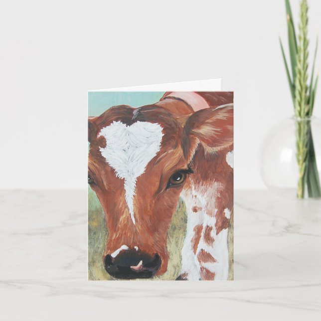 Anúncio Calf Folded Card (Frente)