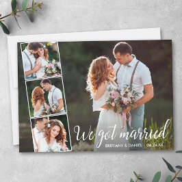 Anúncio Caligrafia Casamos 4 Fotografias