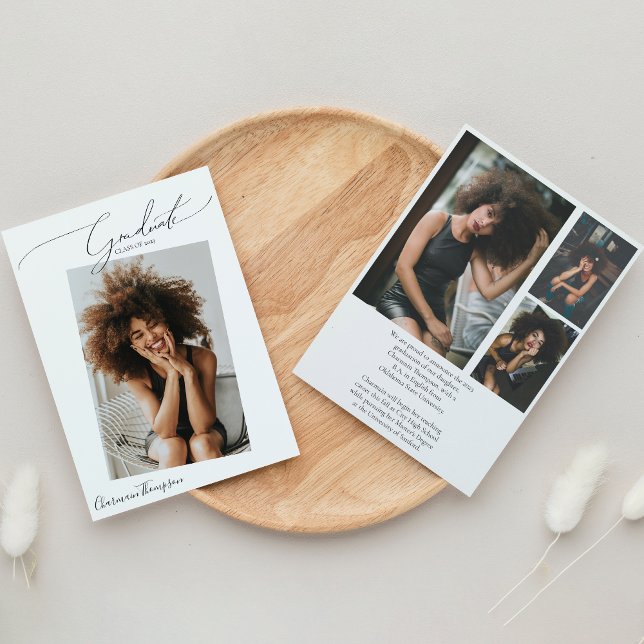 Anúncio Caligrafia Moderna 4 Graduação de Fotografias (Criador carregado)