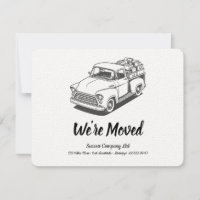 Caminhão dos Anos 50 P&B Endereço do Escritório Pe