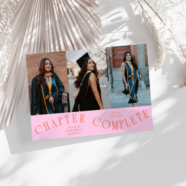 Anúncio Capítulo de Tipografia Laranja Graduada Foto Compl (Criador carregado)