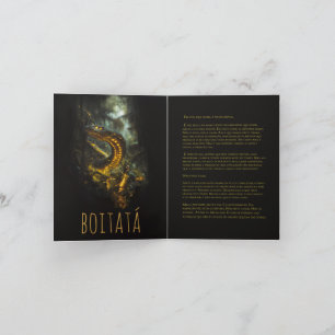 Anúncio Card Boitatá