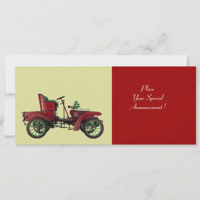 ANÚNCIO CARRO RETRÔ, RESTAURAÇÃO DE AUTOMÓVEIS (Frente)