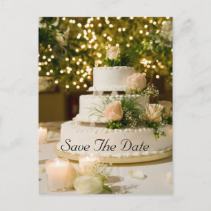 Anúncio Cartão Postal - Bolo de Casamento