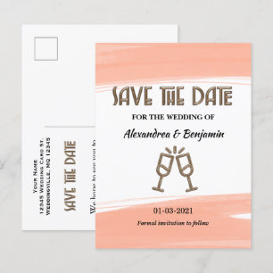 Anúncio Cartão Postal de Coral em Aquarela para Salvar a D