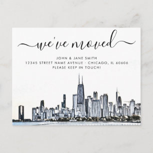 Anúncio Cartão postal de lançamento móvel de Chicago