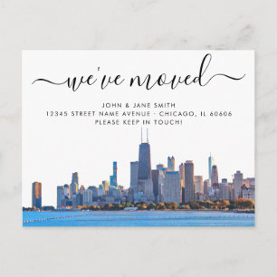 Anúncio Cartão postal de lançamento móvel de Chicago