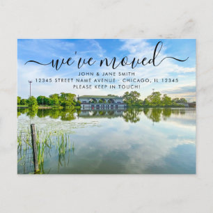 Anúncio Cartão postal de lançamento móvel de Chicago no Hu