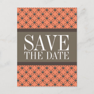 Anúncio Cartão Postal de Laranja com Treliça Chique para S
