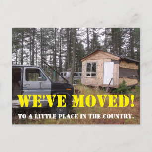 Anúncio Cartão Postal de Mudança de Endereço