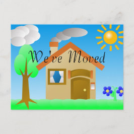 Anúncio Cartão postal de mudança de endereço