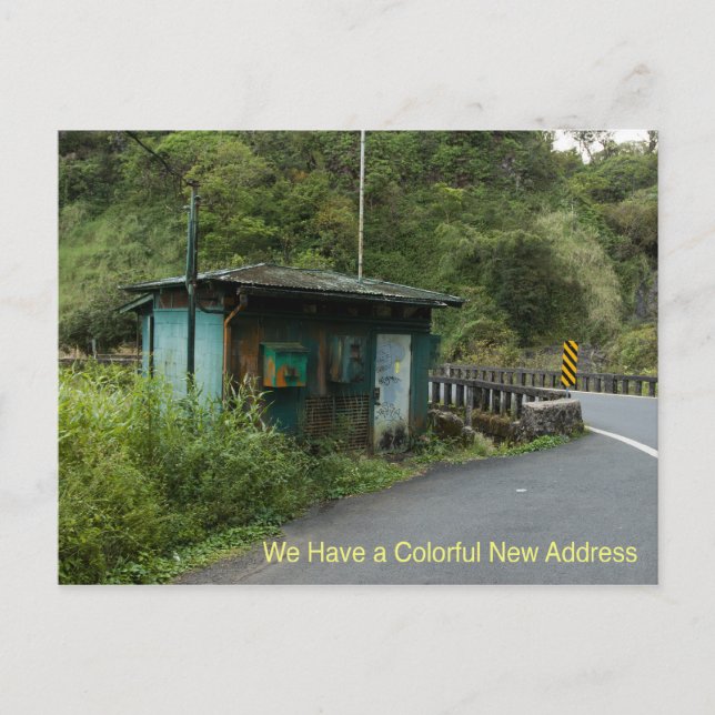 Anúncio Cartão Postal de Mudança de Endereço: Novo Endereç (Frente)