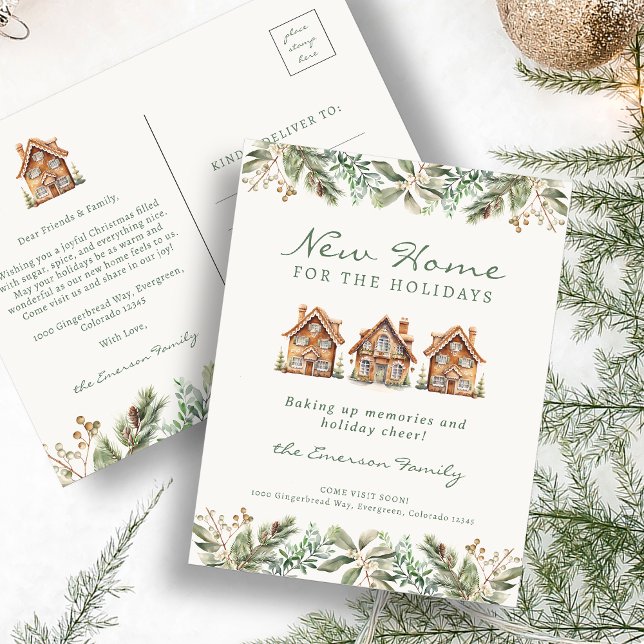 Anúncio Cartão Postal de Nova Casa de Férias (Holiday New Home Postcard
)