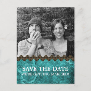 Anúncio Cartão Postal de Save the Date de Fotografia Steam