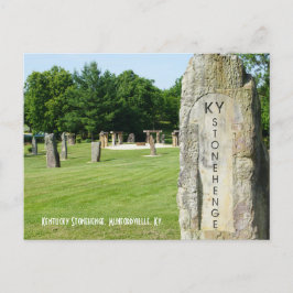Anúncio Cartão Postal do Stonehenge de Kentucky