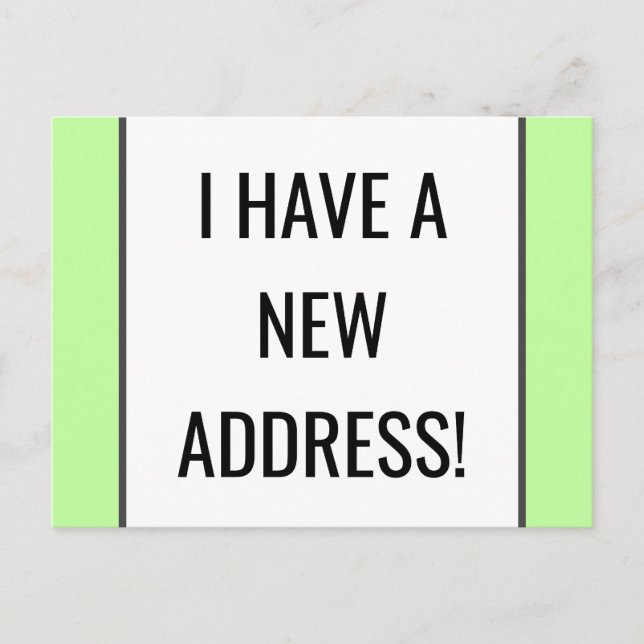 Anúncio Cartão postal simples, humilde e simples de uma no (Frente)