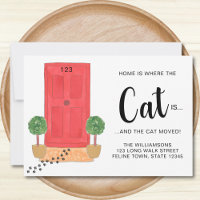 Casa é onde o gato está se movendo