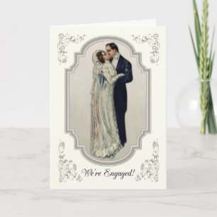 Anúncio Casal vitoriano no Noivado de vestidos de casament