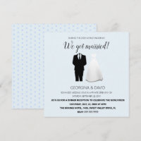 Casamento Azul Moderno! Nós Nos Casamos