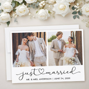 Anúncio Casamento com Fotos do Roteiro 2 da Caligrafia Mod