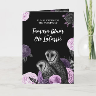 Anúncio Casamento de Corujas Góticas