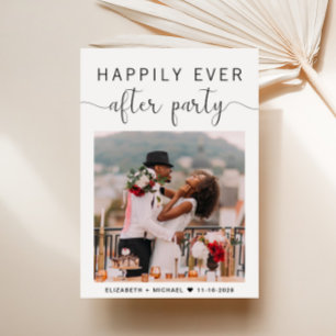 Anúncio Casamento De Foto De Recepção De Festas Feliz