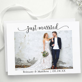 Anúncio Casamento de Foto do Recem casados de Coração da C