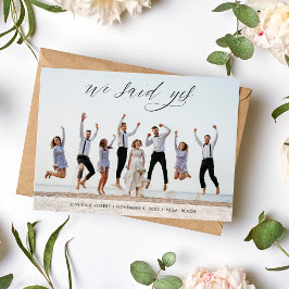 Anúncio Casamento de Fotografia de Caligrafia Minimalista