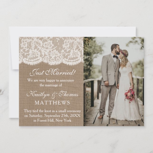 Anúncio Casamento de Fotografia de Casamento de Ruptura e  (Frente)