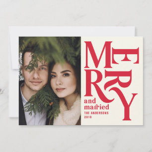 Anúncio Casamento de fotos com feliz de Natal casada com a